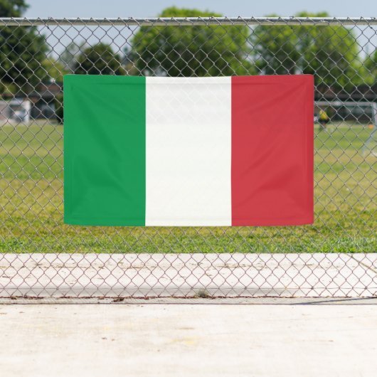 Italienische Flagge Banner (Insitu)