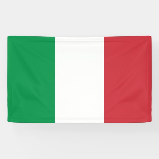 Italienische Flagge Banner (Horizontal)
