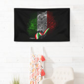 Italienische Flagge Banner (Insitu)