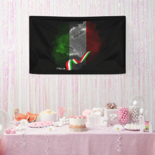 Italienische Flagge Banner