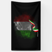 Italienische Flagge Banner (Vertikal)