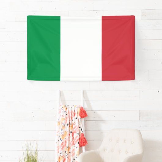 Italienische Flagge Banner (Insitu)