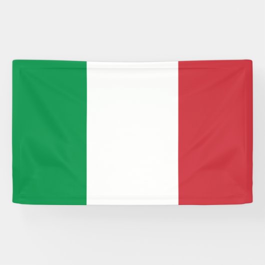 Italienische Flagge Banner (Horizontal)