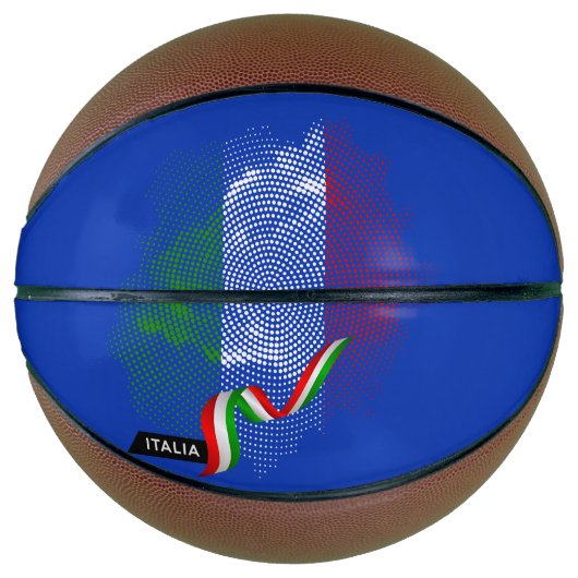 Italienische Flagge Basketball (Vorderseite)