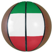 Italienische Flagge Basketball (Vertikal)