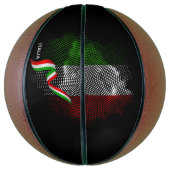 Italienische Flagge Basketball (Vertikal)