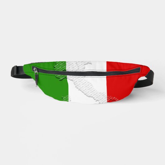 Italienische Flagge Bauchtasche (Vorderseite)