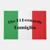 Italienische Flagge Bella Italia Familien Begrüßun Fußmatte (Vorderseite)