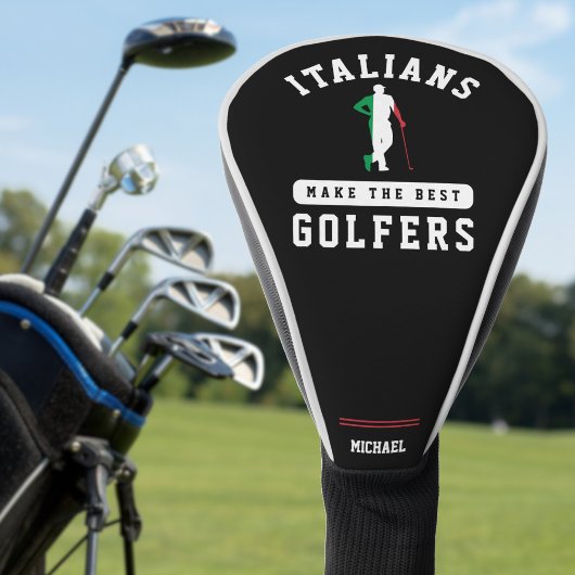 Italienische Flagge Bester Golfer Golf Headcover