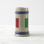 ITALIENISCHE FLAGGE BIERGLAS (Mittel)