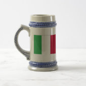 ITALIENISCHE FLAGGE BIERGLAS (Links)