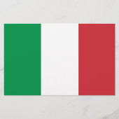 Italienische Flagge Briefpapier (Vorderseite)