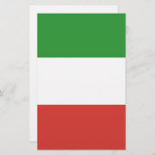 Italienische Flagge Briefpapier (Vorne/Hinten)