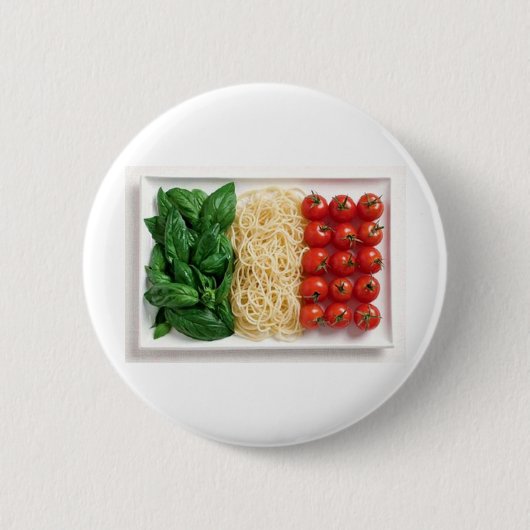 Italienische Flagge Button (Vorderseite)