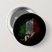 Italienische Flagge Button (Vorne & Hinten)