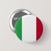 ITALIENISCHE FLAGGE BUTTON (Vorne & Hinten)