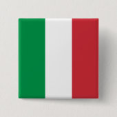 Italienische Flagge Button (Vorderseite)