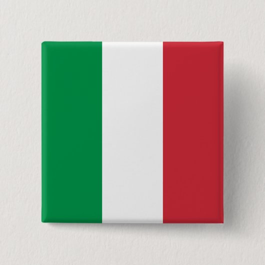 Italienische Flagge Button (Vorderseite)