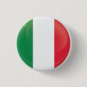 Italienische Flagge Button (Vorderseite)