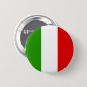 Italienische Flagge Button (Vorne & Hinten)