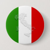 Italienische Flagge Button (Vorderseite)