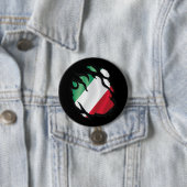Italienische Flagge Button (Beispiel)