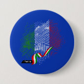 Italienische Flagge Button (Vorderseite)