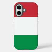 Italienische Flagge Case-Mate iPhone Hülle (Rückseite)