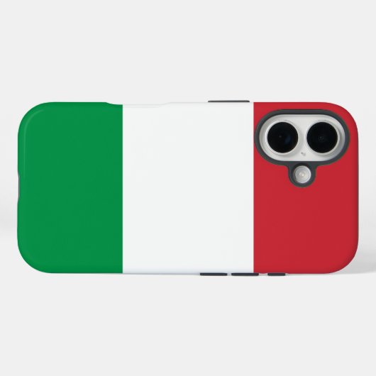 Italienische Flagge Case-Mate iPhone Hülle (Rückseite (Horizontal))
