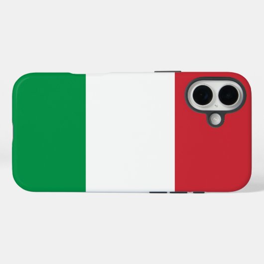 Italienische Flagge Case-Mate iPhone Hülle (Rückseite (Horizontal))