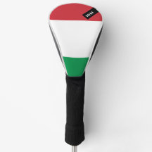 Italienische Flagge - Custom Golf Club Head Cover