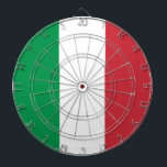 Italienische Flagge Dartscheibe<br><div class="desc">Italienische Flagge</div>