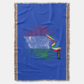 Italienische Flagge Decke (Vorderseite Vertikal)