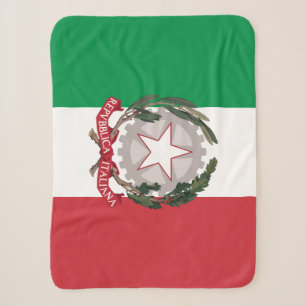 Italienische Flagge Decke, patriotisch, Italien Sherpadecke