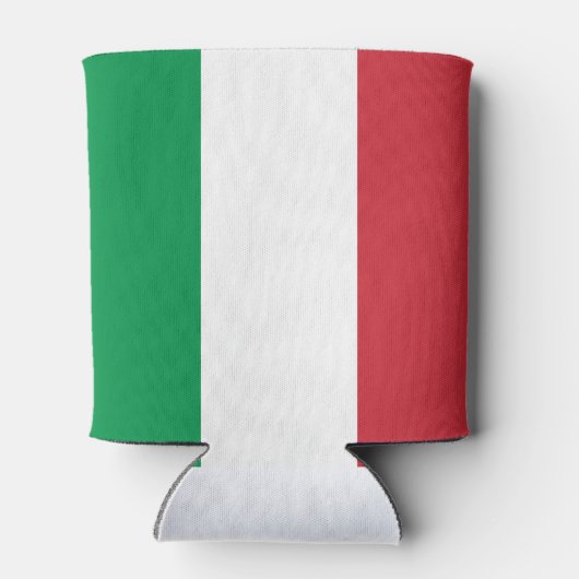 Italienische Flagge Dosenkühler (Rückseite)