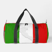 Italienische Flagge Duffle Bag (Rückseite)