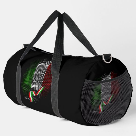 Italienische Flagge Duffle Bag (Rechte Ecke)