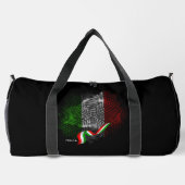 Italienische Flagge Duffle Bag (Rückseite)