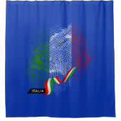 Italienische Flagge Duschvorhang (Vorderseite)