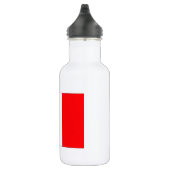 Italienische Flagge Edelstahlflasche (Rechts)