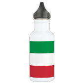 Italienische Flagge Edelstahlflasche (Links)