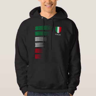 Italienische Flagge - Emblem - Italienische Herkun Hoodie