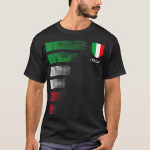 Italienische Flagge Emblem Italienischer Stolz Her T-Shirt