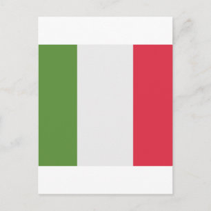 Italienische Flagge Emoji-Twitter Postkarte