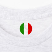 Italienische Flagge Etiketten (Befestigt)