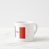Italienische Flagge Expresso Tasse (Vorderseite Rechts)
