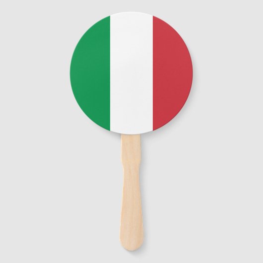 Italienische Flagge Fächer (Vorderseite)