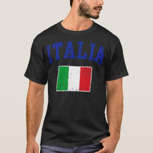 Italienische Flagge Familie Erbe Italien Vintag T-Shirt