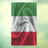 Italienische Flagge Fensteraufkleber (Blatt 3)