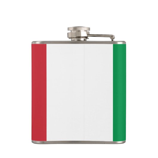 Italienische Flagge Flachmann (Rückseite)